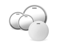 Evans Clear Tom Pack Fusion 10/12/14 c/ 14 HD Dry Snare Batter Drumhead EC2S Evans Clear Tom Pack Fusion 10/12/14 c/ 14 HD Dry Snare Batter Drumhead EC2S